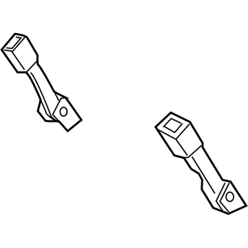 Mercury 6F2Z-17611B66-BA Center Buckle