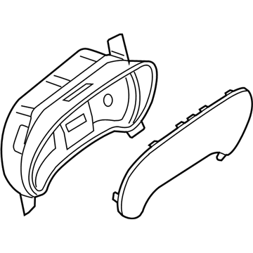 Ford 6L2Z-10849-BB Instrument Cluster
