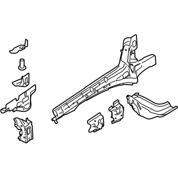 Lincoln DA8Z-7410008-A Inner Rail