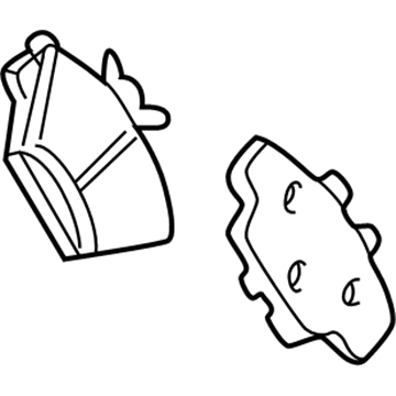 Ford YU2Z-2V001-JA Brake Pads