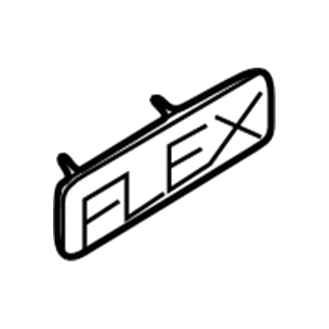 Ford Flex Emblem - BA8Z-7442528-AA