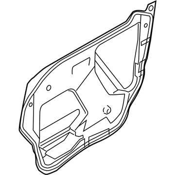 Ford AA8Z-74237A04-A Water Shield