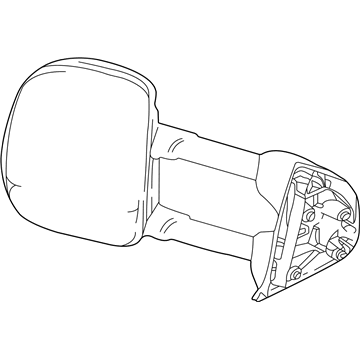 Ford 3C7Z-17683-EAA Mirror Assembly