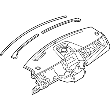 Ford DG1Z-5404320-BA Instrument Panel