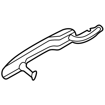 Ford LB5Z-7822404-AA Handle, Outside