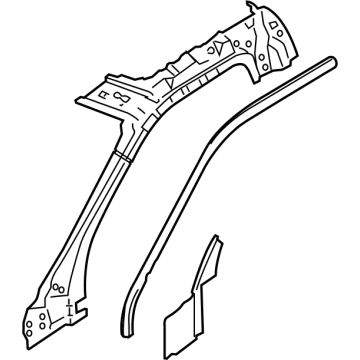 Ford HC3Z-2551186-B Windshield Pillar Reinforcement