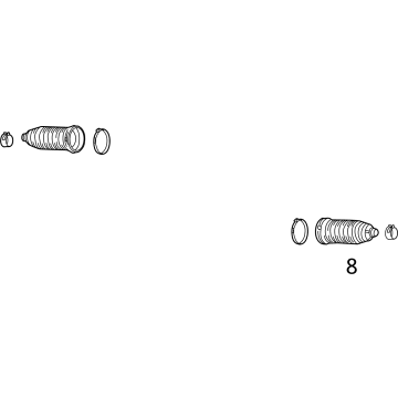 Ford KL1Z-3332-A Tie Rod Boot