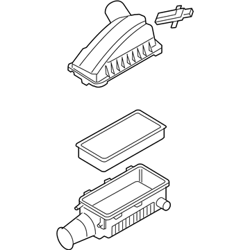 Ford 6C3Z-9600-AB Air Cleaner Assembly