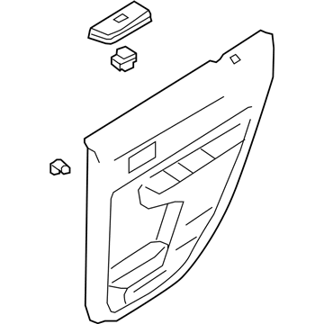 Ford 7T4Z-7827406-AA Door Trim Panel