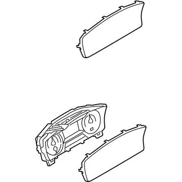 Ford HA8Z-10849-CA Cluster Assembly