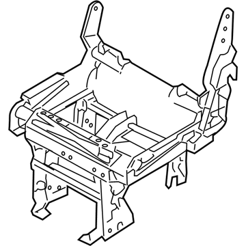 Ford 6L1Z-7862526-AA Latch Assy - Rear Seat Back