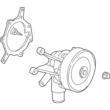 1995 Mercury Mystique Water Pump - XS2Z-8501-EA