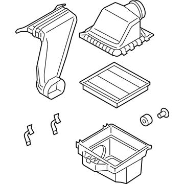 Ford JL3Z-9600-B Air Cleaner Assembly