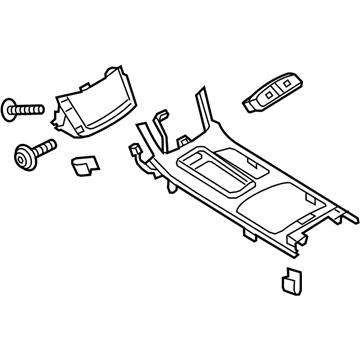 Lincoln MKS Center Console Base - DA5Z-54045A76-AA