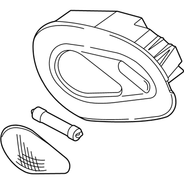 Ford F85Z-13A701-AAE Lamp Assembly - Interior