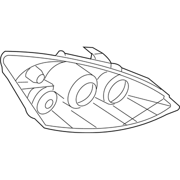 2005 Ford Focus Headlight - 2M5Z-13008-HC