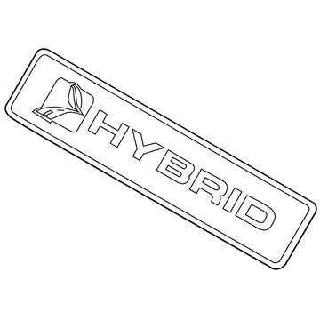 Ford DG9Z-9900014-A Label