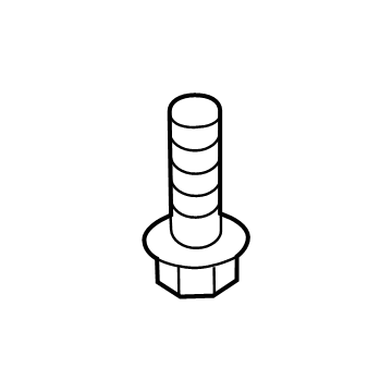 Ford -W719753-S451 Lower Column Cover Screw