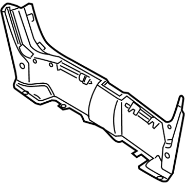 Lincoln 6E5Z-5411318-AAA Rear Trim Panel