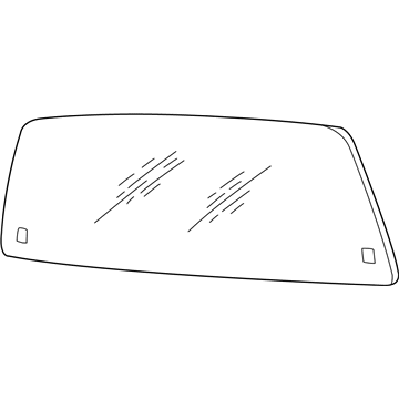 Ford F81Z-2542006-AA Back Glass