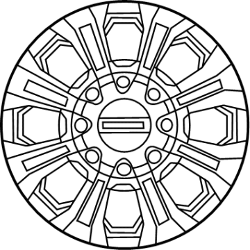 Ford HC3Z-1007-G Wheel, Alloy