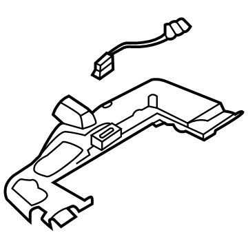 Ford LC5Z-7801670-AB INSULATOR - INSTRUMENT PANEL