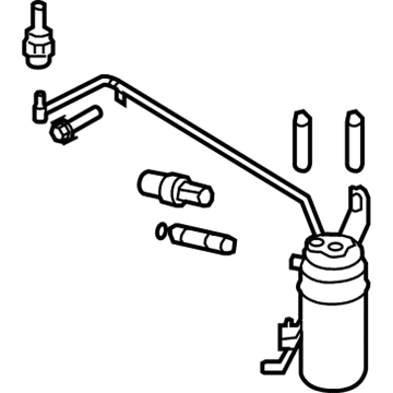 2007 Mercury Mountaineer A/C Accumulator - JU2Z-19C836-B