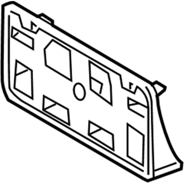 Ford 8C2Z-17A385-AA License Bracket