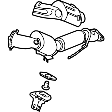 2014 Ford Escape Catalytic Converter - CV6Z-5E212-F