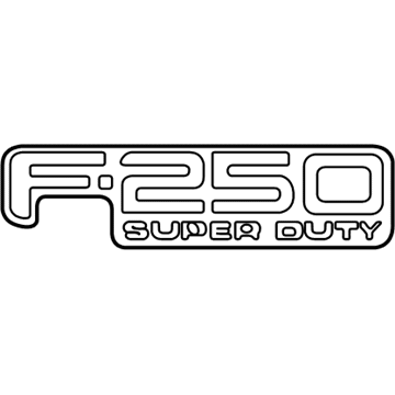 Ford E-350 Club Wagon Emblem - F7UZ-16720-CB