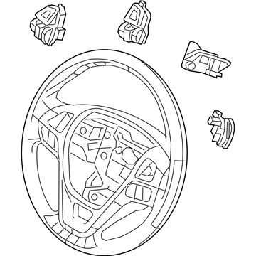 Ford DG1Z-3600-CB Steering Wheel Assembly