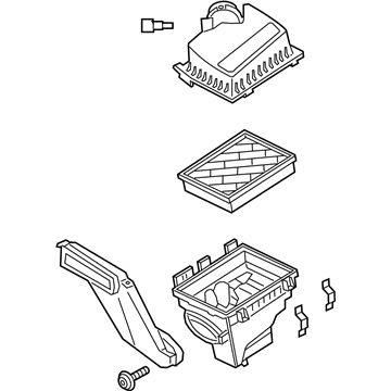 Ford H2GZ-9600-A Air Cleaner Assembly