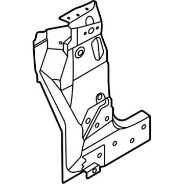 Ford M1PZ-78025A00-C Inner Hinge Pillar