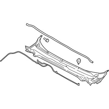 Ford DS7Z-54018A16-A Cowl Grille