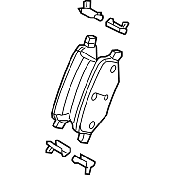 Lincoln FB5Z-2200-C Brake Pads