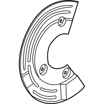 Lincoln 8A8Z-2C028-A Splash Shield