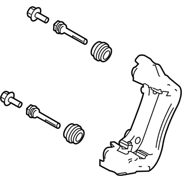 Lincoln CT4Z-2B511-A Caliper Support