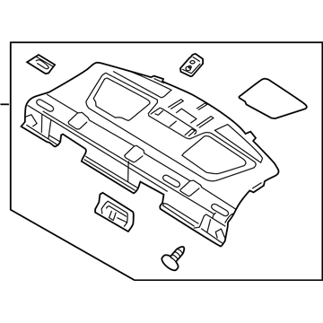 Ford BE5Z-5446668-BB Package Tray