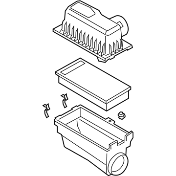 Ford Explorer Air Filter Box - L1MZ-9600-Q