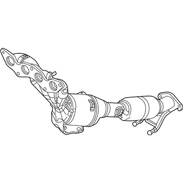 Ford DV6Z-5G232-A Exhaust Manifold And Catalyst Assembly