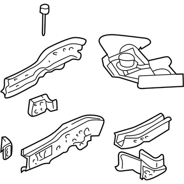 Mercury 5L8Z-7810008-AA Rail Assembly