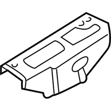 Mercury YL8Z-16154-AA Upper Rail