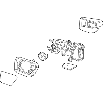 Ford ML3Z-17682-VA Mirror Assembly