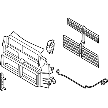 Ford CM5Z-8475-A Radiator Shutter Assembly