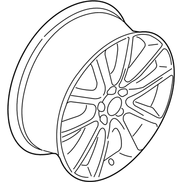 Lincoln DP5Z-1007-D Wheel, Alloy