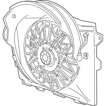 Mercury 3W1Z-8C607-BD Fan Assembly