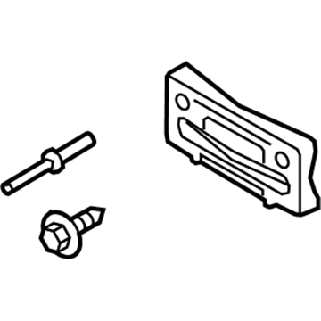 Lincoln DA5Z-17A385-AA License Bracket