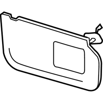 2010 Ford F-250 Super Duty Sun Visor - 8C3Z-2504104-AC