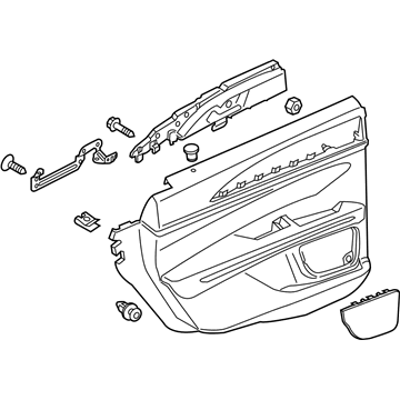 Ford DP5Z-5427407-BD Panel Assembly - Door Trim