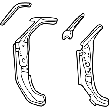 Ford 6C3Z-2502500-A Hinge Pillar